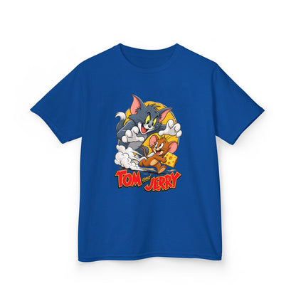 Kids Heavy Cotton™ Tee - Tom and Jerry Cheese Chase
