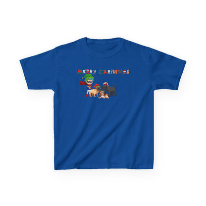 Kids Heavy Cotton™ Tee - Super kiddo woith pet friends - [[{"value":"Wonderwear Kid"}]]
