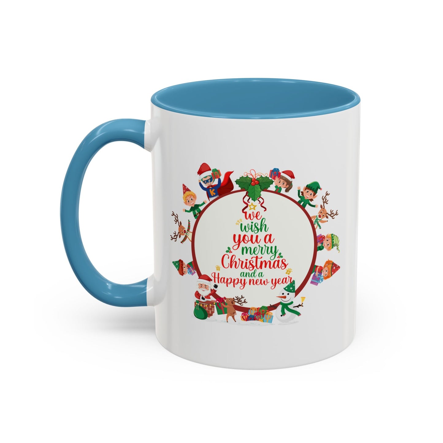 Accent Coffee Mug - We wish you a merry christmas