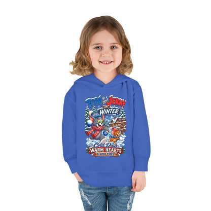 Toddler Hoodie — Tom and Jerry’s Cozy Winter Adventure