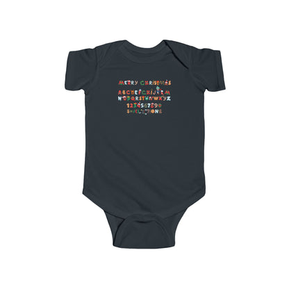 Infant Bodysuit - Christmas alphabet - [[{"value":"Wonderwear Kid"}]]