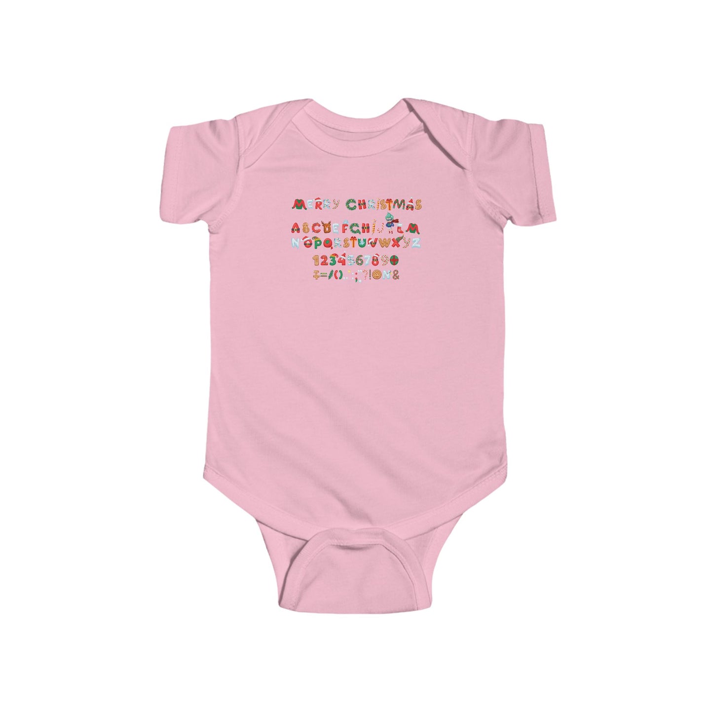 Infant Bodysuit - Christmas alphabet - [[{"value":"Wonderwear Kid"}]]