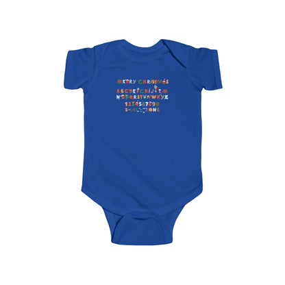 Infant Bodysuit - Christmas alphabet - [[{"value":"Wonderwear Kid"}]]