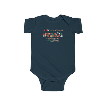 Infant Bodysuit - Christmas alphabet - [[{"value":"Wonderwear Kid"}]]