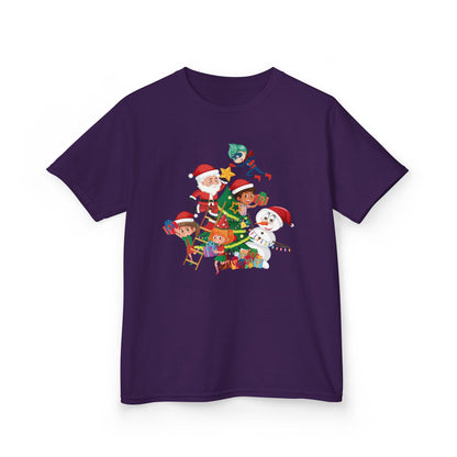 Kids Heavy Cotton™ Tee - Super kiddo making christmas tree - [[{"value":"Wonderwear Kid"}]]