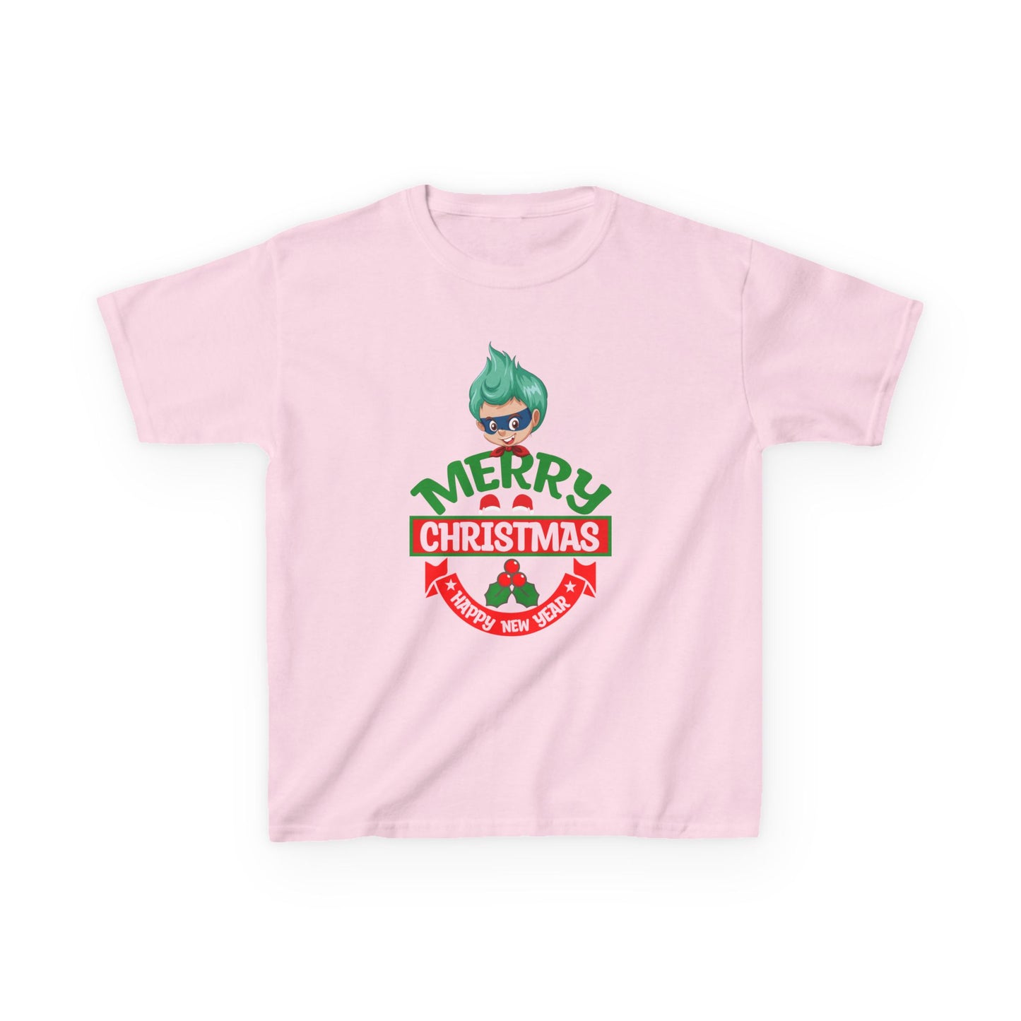Kids Heavy Cotton™ Tee - Merry chridtmas from super kiddo - [[{"value":"Wonderwear Kid"}]]
