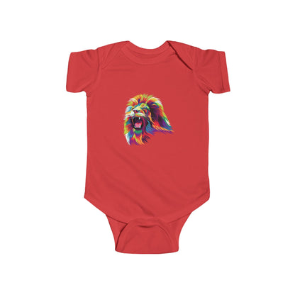 Adorable lion head infant bodysuit Printify