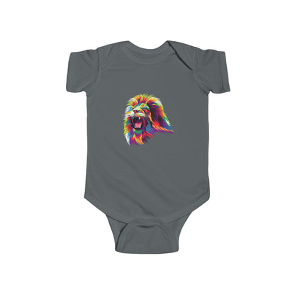Adorable lion head infant bodysuit Printify