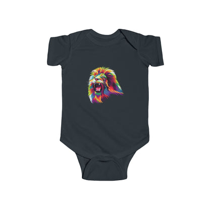 Adorable lion head infant bodysuit Printify