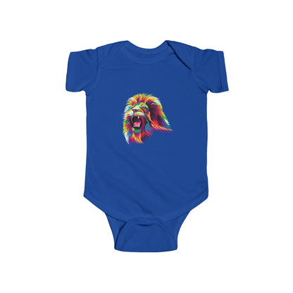 Adorable lion head infant bodysuit Printify