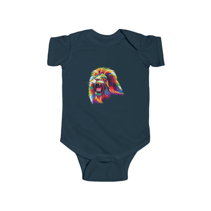Adorable lion head infant bodysuit Printify