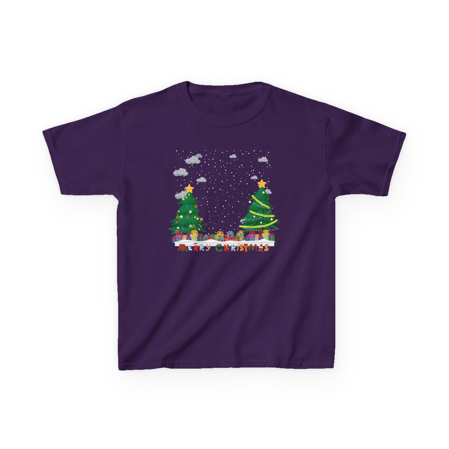 Kids Heavy Cotton™ Tee - Christmas and snowing - [[{"value":"Wonderwear Kid"}]]