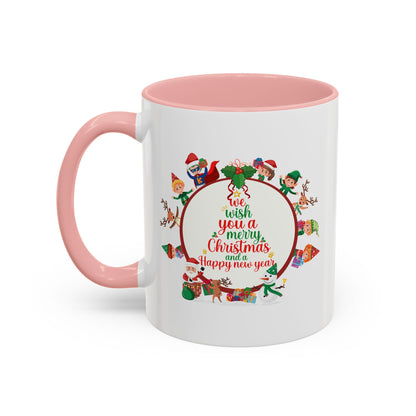 Accent Coffee Mug - We wish you a merry christmas - [[{"value":"Wonderwear Kid"}]]