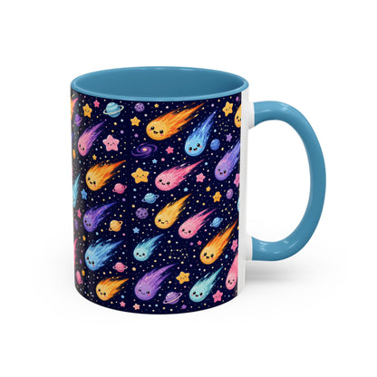 Accent Coffee Mug  (11/15 oz) - Cosmic Comet