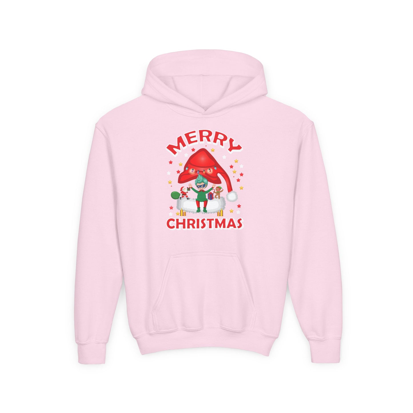 Youth Heavy Blend Hooded Sweatshirt - Merry christmas