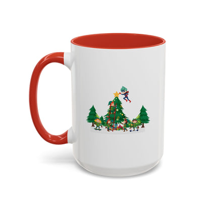 Accent Coffee Mug - Super kiddo putting the stars - [[{"value":"Wonderwear Kid"}]]