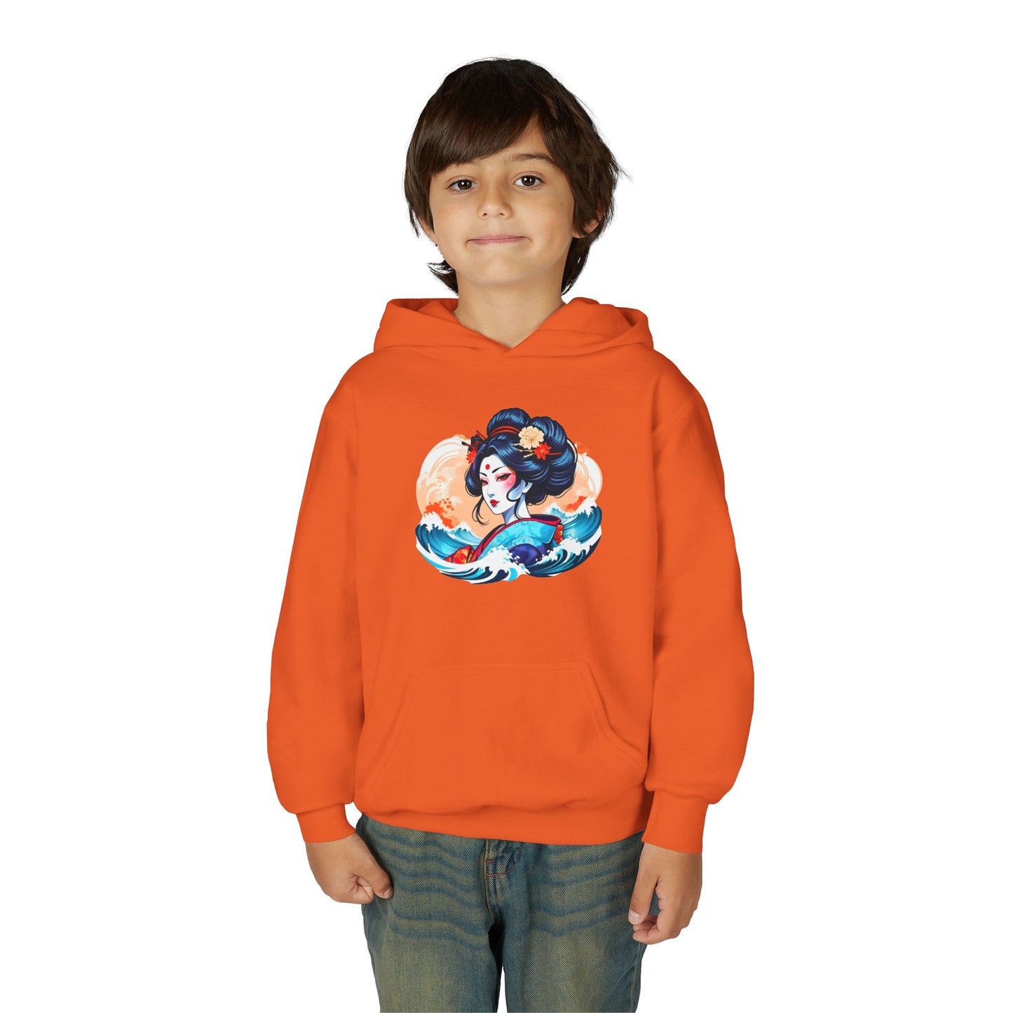 Youth Heavy Blend Hooded Sweatshirt - Japanese Beauty