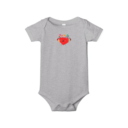 Infant Jersey One Piece - Valentines -  Super kiddo with friends - [[{"value":"Wonderwear Kid"}]]