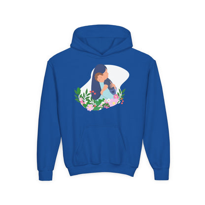 Youth Heavy Blend Hooded Sweatshirt - Mothers love Printify