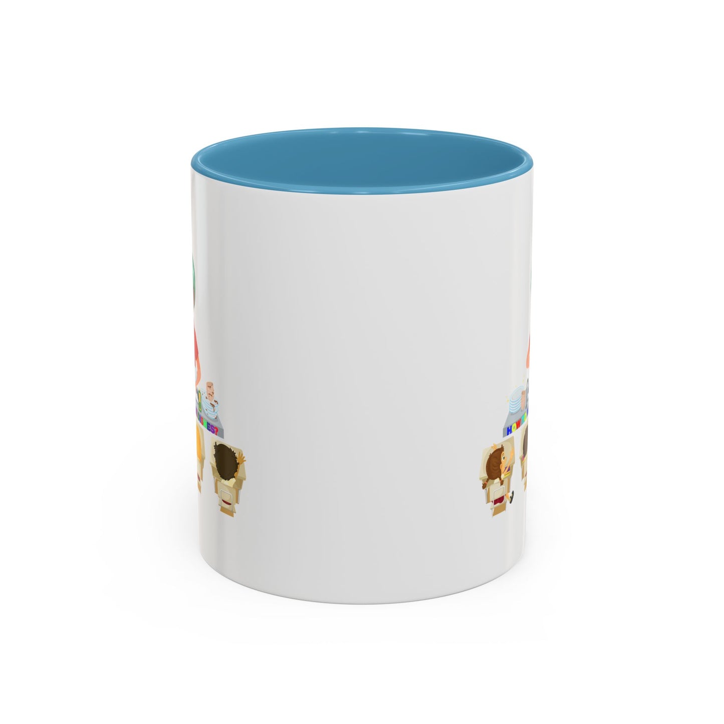 Accent Coffee Mug - Little kiddo teaching to wash dishes