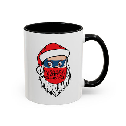 Accent Coffee Mug - Santa Super kiddo - [[{"value":"Wonderwear Kid"}]]