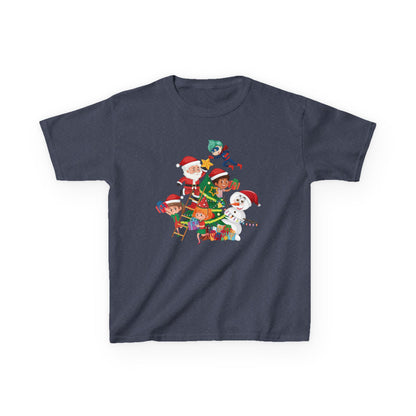 Kids Heavy Cotton™ Tee - Super kiddo making christmas tree - [[{"value":"Wonderwear Kid"}]]