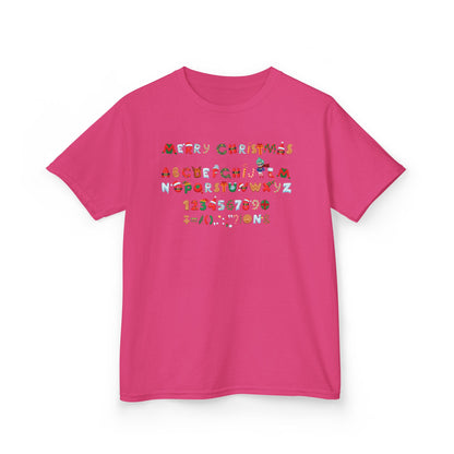 Kids Heavy Cotton™ Tee - Christmas alphabet - [[{"value":"Wonderwear Kid"}]]