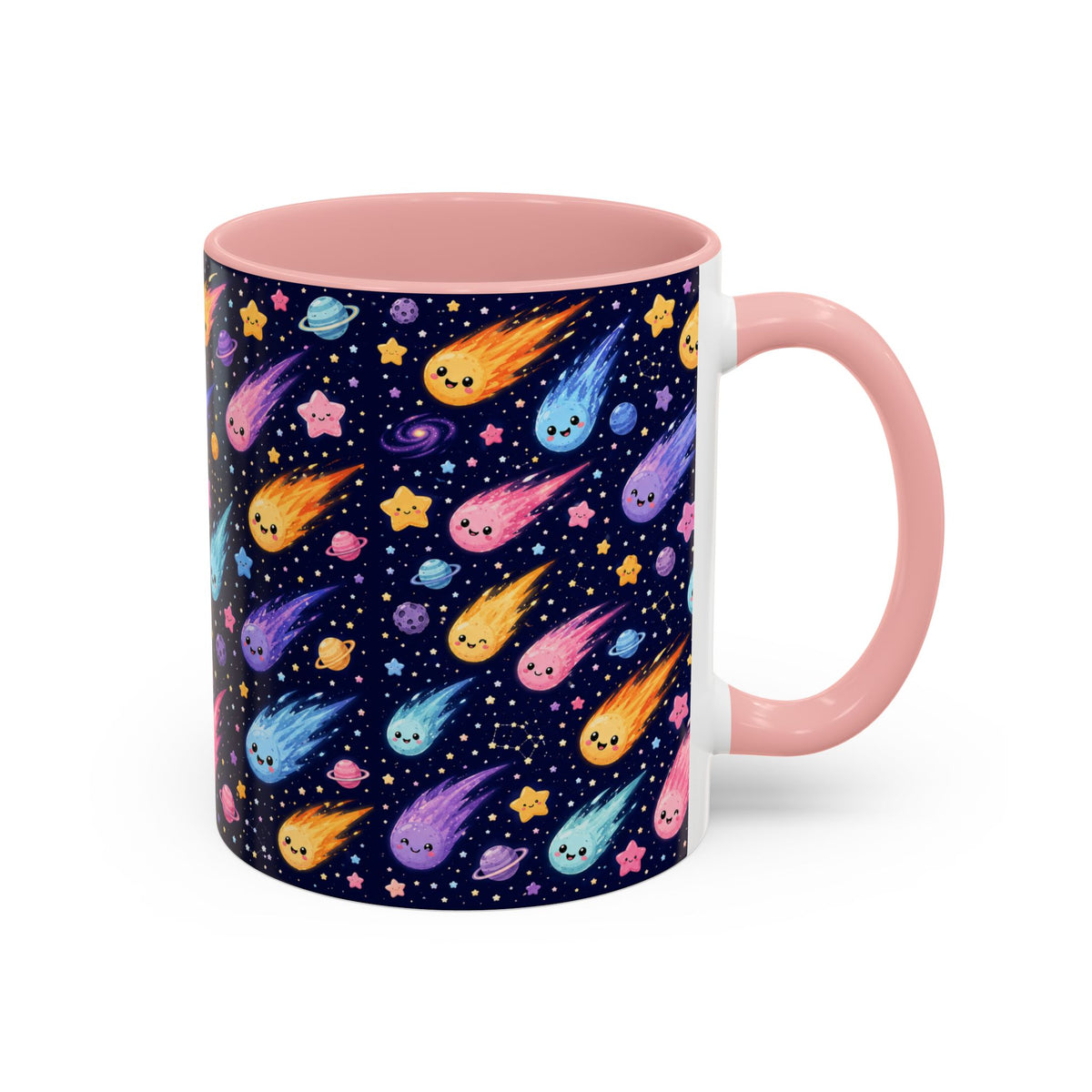 Accent Coffee Mug  (11/15 oz) - Cosmic Comet