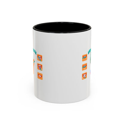 Accent Coffee Mug - Super kiddo how to brush teeth - [[{"value":"Wonderwear Kid"}]]