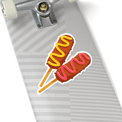 Kiss-Cut Vinyl Decals - Sausage Printify