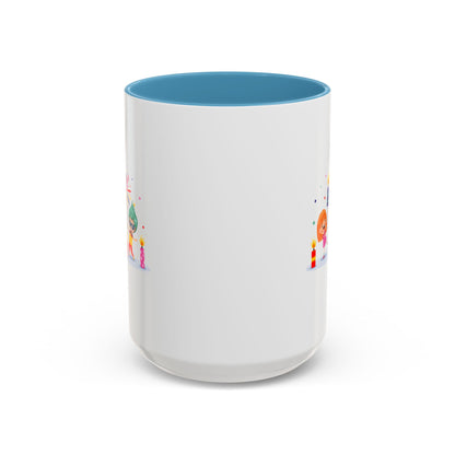 Accent Coffee Mug - Super kiddo lighting fireworks - [[{"value":"Wonderwear Kid"}]]