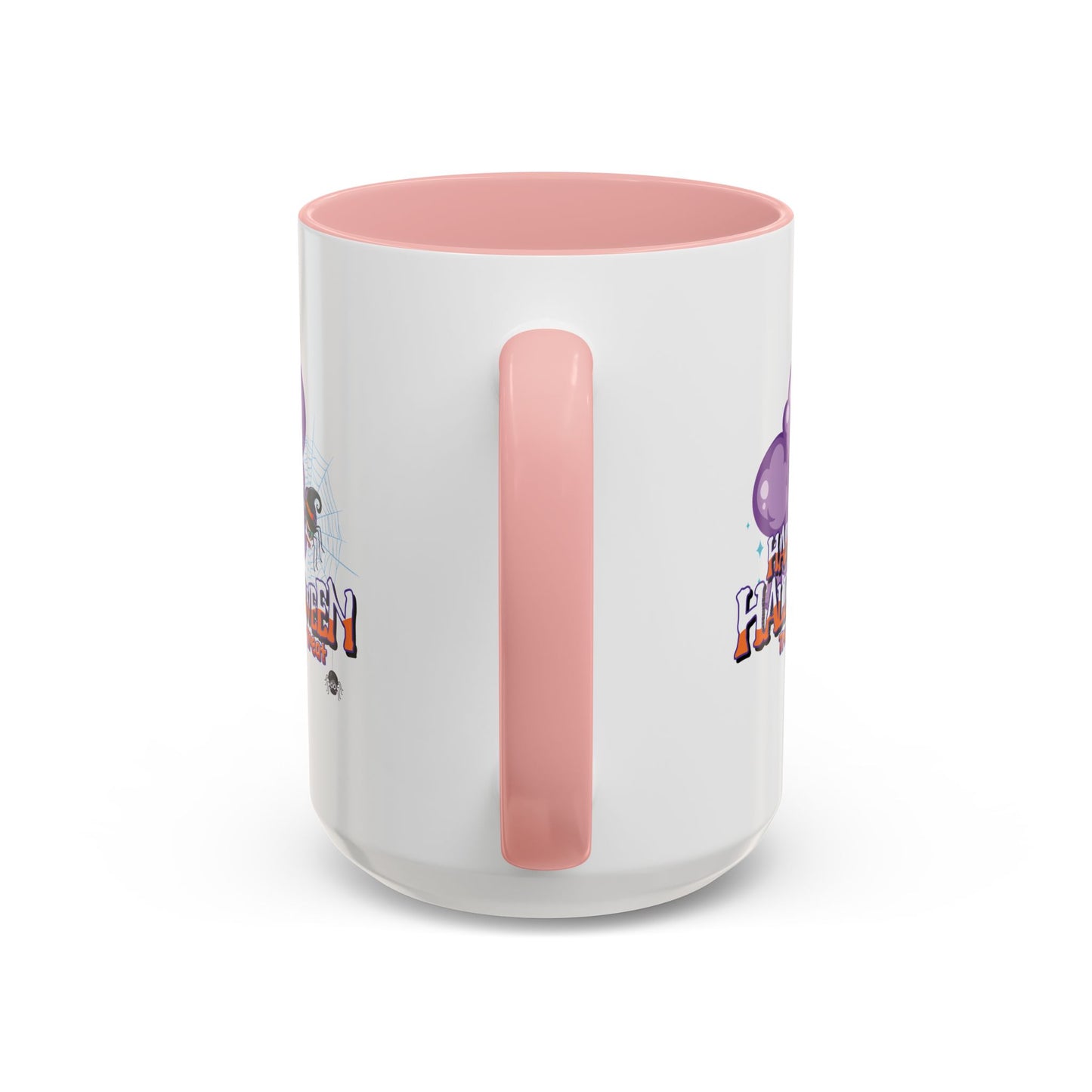 Accent Coffee Mug - Happy holloween - spider kiddo