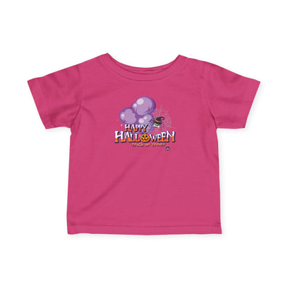 Infant Fine Jersey Tee - Happy holloween - spider kiddo - [[{"value":"Wonderwear Kid"}]]
