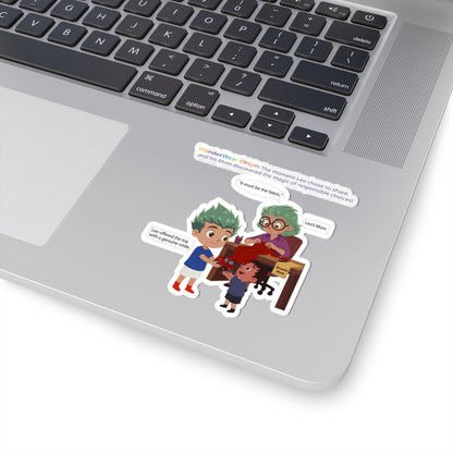 Kiss-Cut Stickers - WonderWear Origin - [[{"value":"Wonderwear Kid"}]]