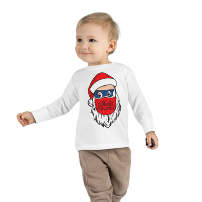 Toddler Long Sleeve Tee - Santa Super kiddo - [[{"value":"Wonderwear Kid"}]]