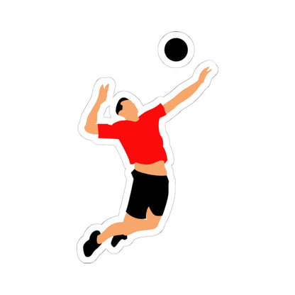 Kiss-Cut Vinyl Decals - Volleyball Printify