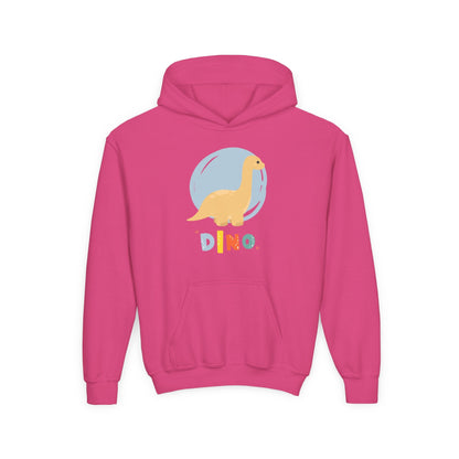 Kids Dino Embrace Hoodie Printify