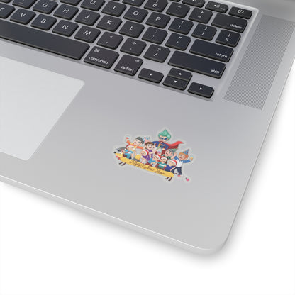 Kiss-Cut Stickers - Happy new year with friends - [[{"value":"Wonderwear Kid"}]]