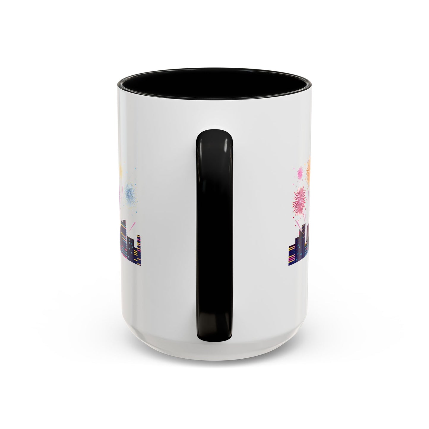 Accent Coffee Mug - Super kiddo with fireworks