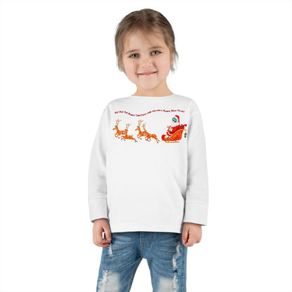 Toddler Long Sleeve Tee - Santa kiddo - [[{"value":"Wonderwear Kid"}]]