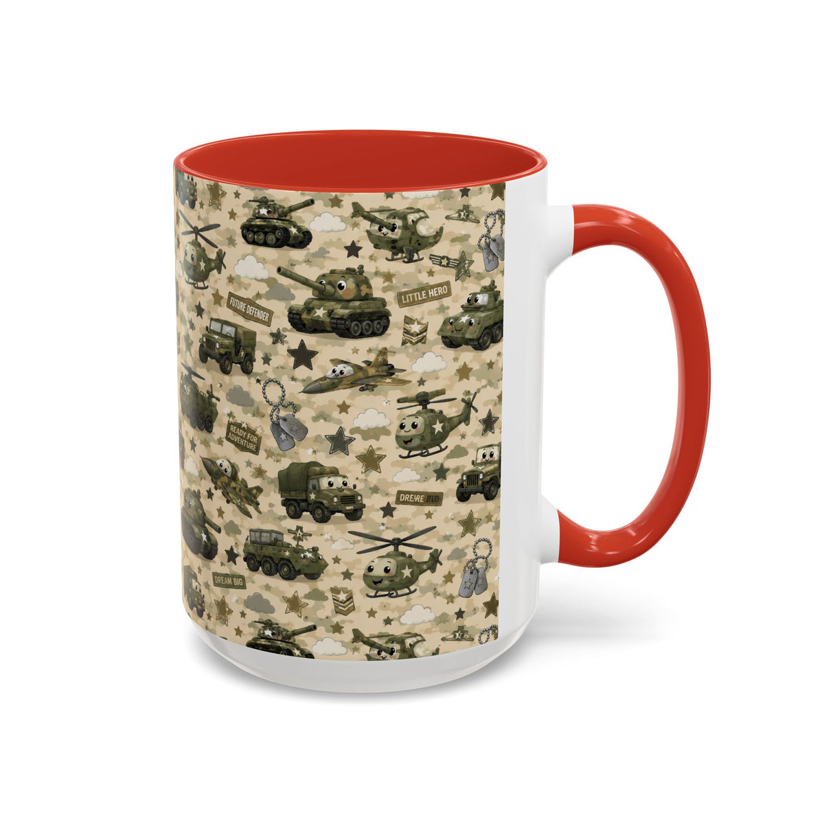Accent Coffee Mug  (11/15 oz) - Military Kids
