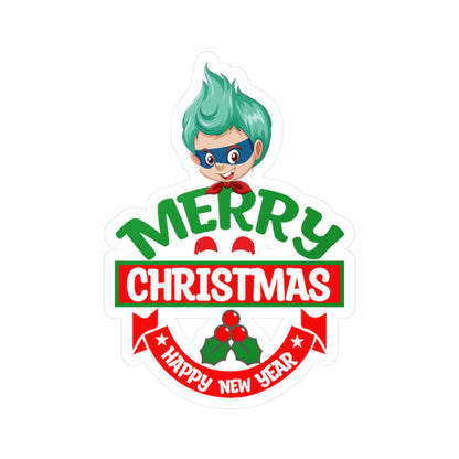 Christmas Kiss-Cut Vinyl Decals – Merry chridtmas from super kiddo - [[{"value":"Wonderwear Kid"}]]