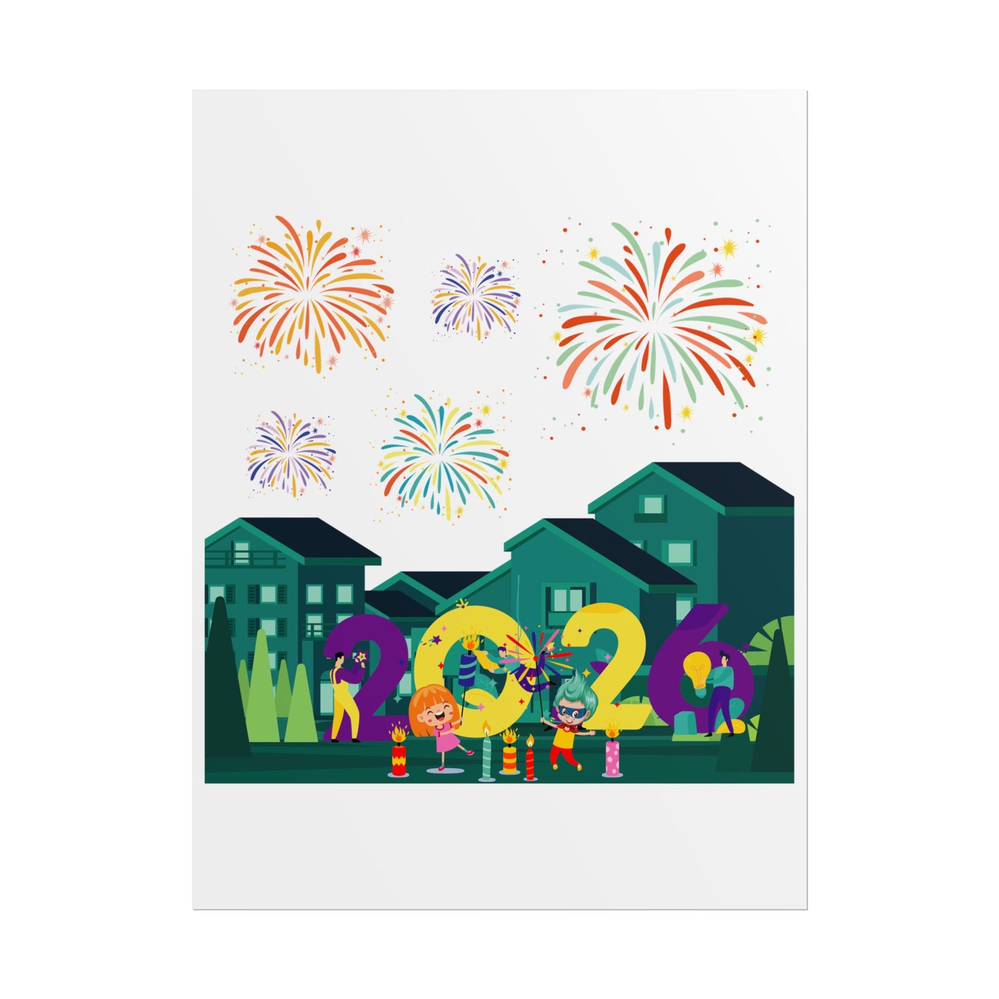 Rolled Posters - Super kiddo on house - [[{"value":"Wonderwear Kid"}]]
