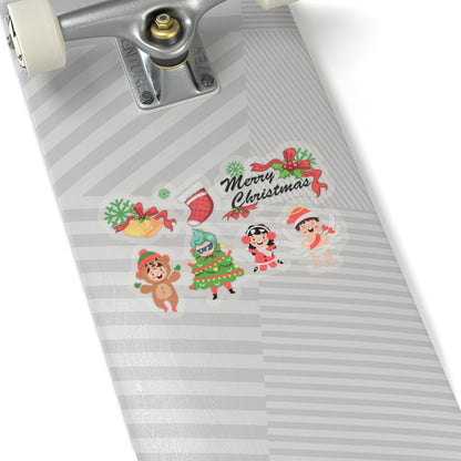 Kiss-Cut Stickers - Merry christmas from super kid - [[{"value":"Wonderwear Kid"}]]