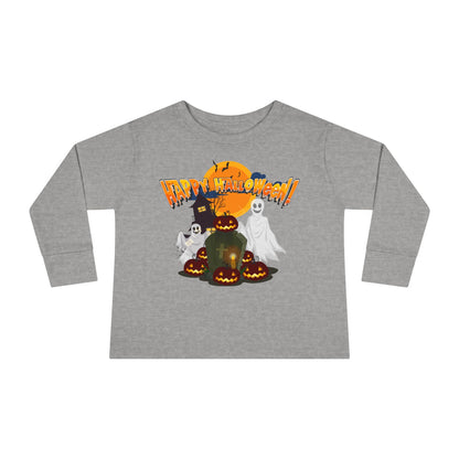 Toddler Long Sleeve Tee - Happy holloween - cemetery - [[{"value":"Wonderwear Kid"}]]