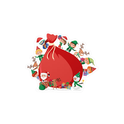 Christmas Kiss-Cut Vinyl Decals – Super kiddo and big gift - [[{"value":"Wonderwear Kid"}]]