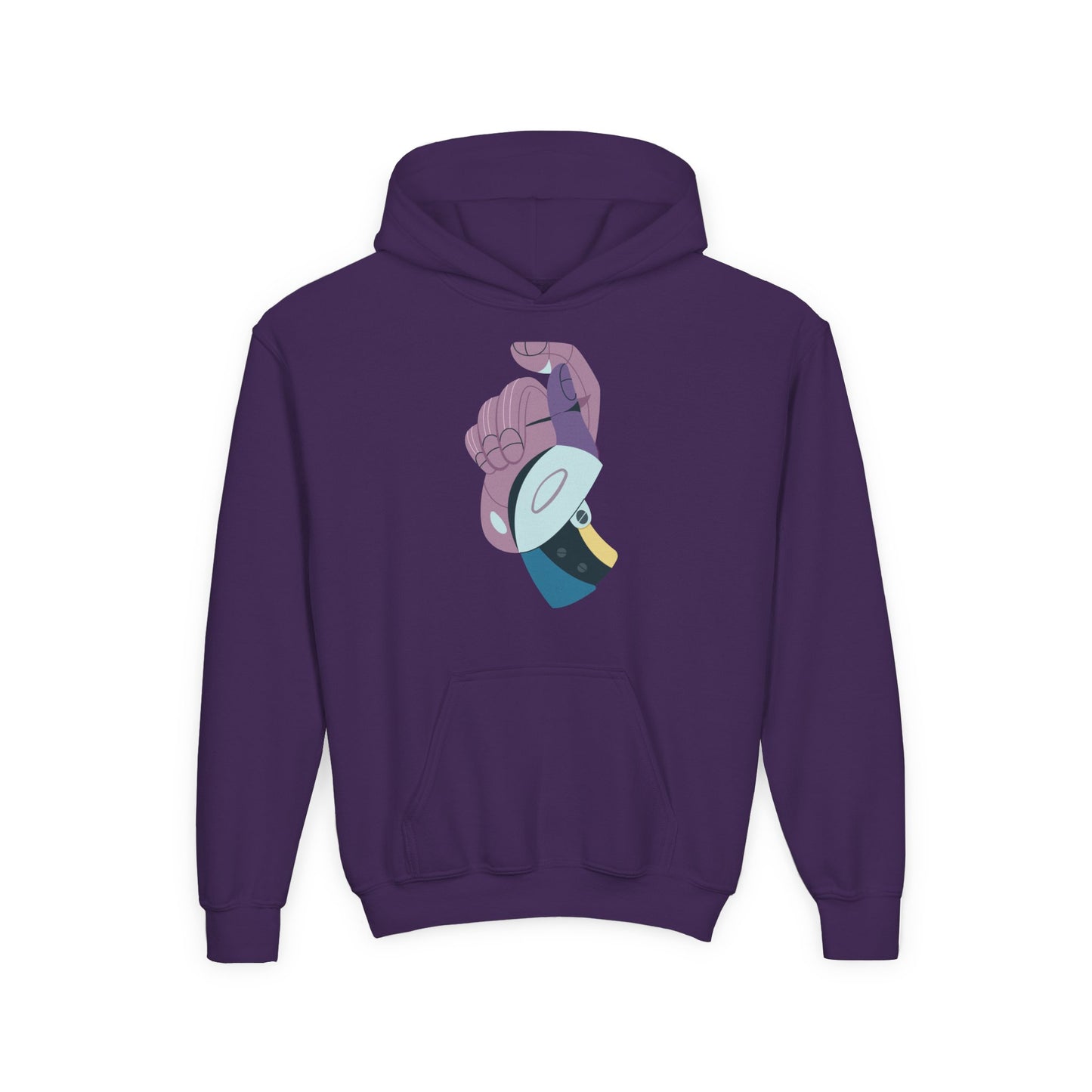 Youth Heavy Blend Hooded Sweatshirt - Hand