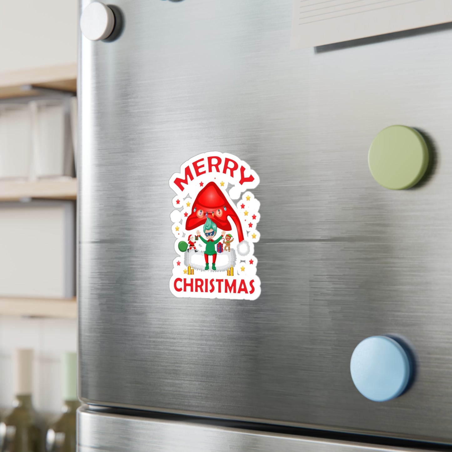 Christmas Kiss-Cut Vinyl Decals – Merry christmas - [[{"value":"Wonderwear Kid"}]]