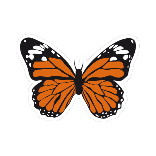Kiss-Cut Stickers - Orange butterfly