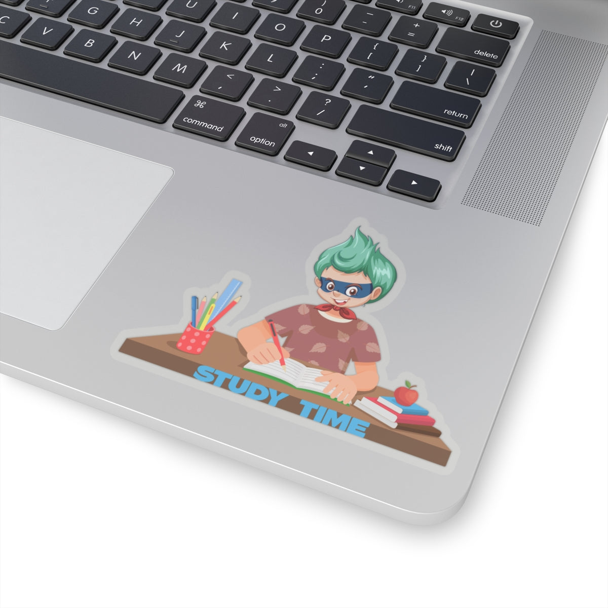Kiss-Cut Stickers - Super kiddo studying - [[{"value":"Wonderwear Kid"}]]